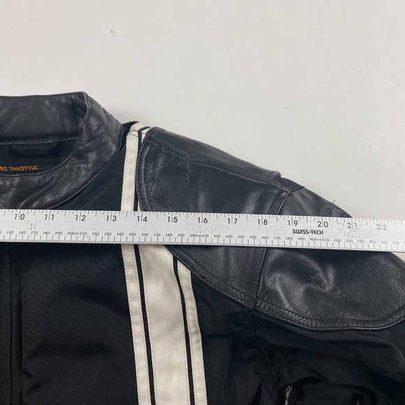 Power Trip Chris Carr Armored Motorcycle Jacket Men's Small Black - Picture 14 of 16